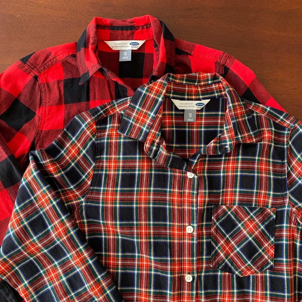2 FOR 1 - FLANNEL SHIRTS!!!!